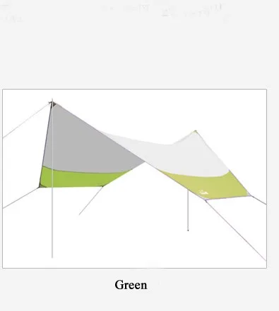 Открытый тент автомобильный навес pergola Защита от солнца Кемпинг тенты ткань Пляжная палатка - Цвет: green