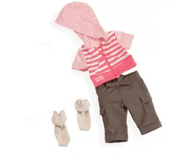 Мода британский стиль униформа для 18 дюймов куклы и аксессуары American Принцесса Кукла Одежда для девочек игрушки