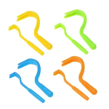 

2pcs Cat Dog Fleas Lice Comb Hook Plastic Horse Human Pet Cat Dog Comb Tick Remover Tools Dog Grooming Tools Pet Tick Twister
