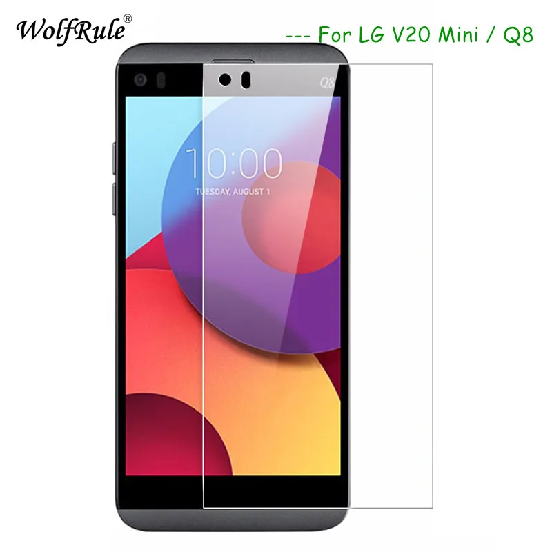 

2PCS Glass For LG V20 Mini Screen Protector Tempered Glass For LG V20 Mini Glass Anti-scratch Phone Film For LG Q8 WolfRule
