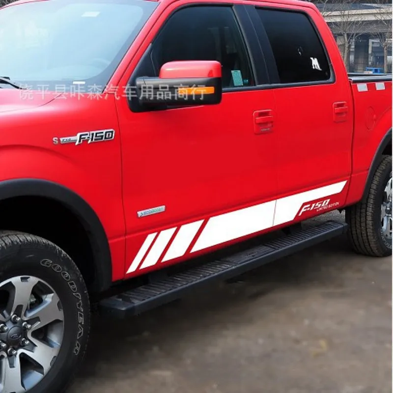 1 пара автомобильные двусторонние наклейки для пикапа Ford RANGER Raptor F150 F250 F350 F450 F550