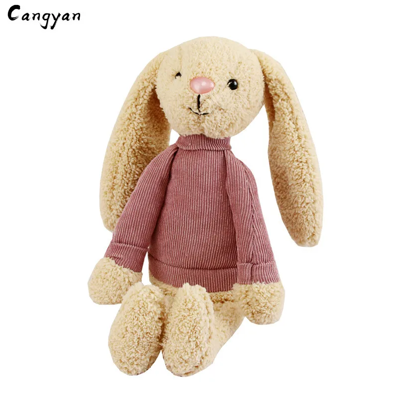 35cm cute long-legged animal plush toy warm heart series doll mice elephant rabbit dog doll children's gifts animals - Цвет: Rabbit