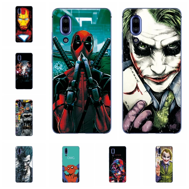 

Charming Marvel Hero Captain America Phone Case For Sharp Aquos S2 Spiderman Iron Man Soft TPU For SHARP AQUOS S2 5.5" Inch Capa