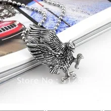 316l нержавеющая сталь подвеска в форме орла, ювелирные изделия, модные бусы ожерелье кулон p159