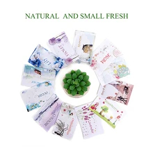100 шт./лот духи-саше мешок цветы Саше осушенный освежитель воздуха для дома автомобиля шкаф ящик свежий воздух
