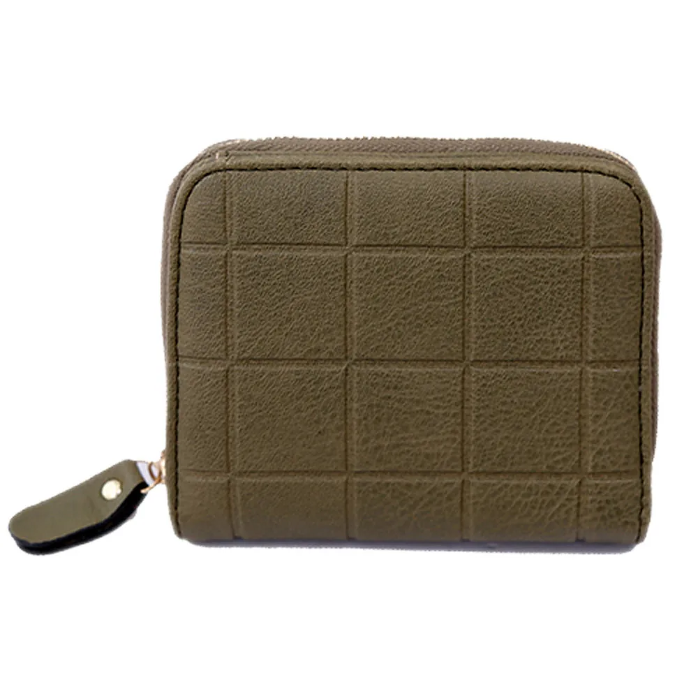 

Xiniu Women's Wallet Card Holder Wallets Nubuck Chess Small Zipper Wallet Coin Purse
