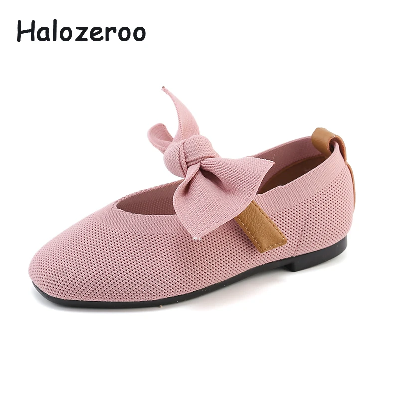 

2019 Spring New Baby Girls Bow Shoes Children Princess Flats Kids Brand Shoes Black Shoes Soft Fashion Shoes Sweet Mary Jane