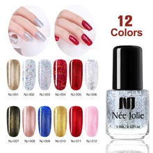 Джоли 3,5 пилка для ногтей Fast Dry сияющий блеск для дизайна ногтей лак для ногтей 12 Цветов лак для маникюра для ногтей