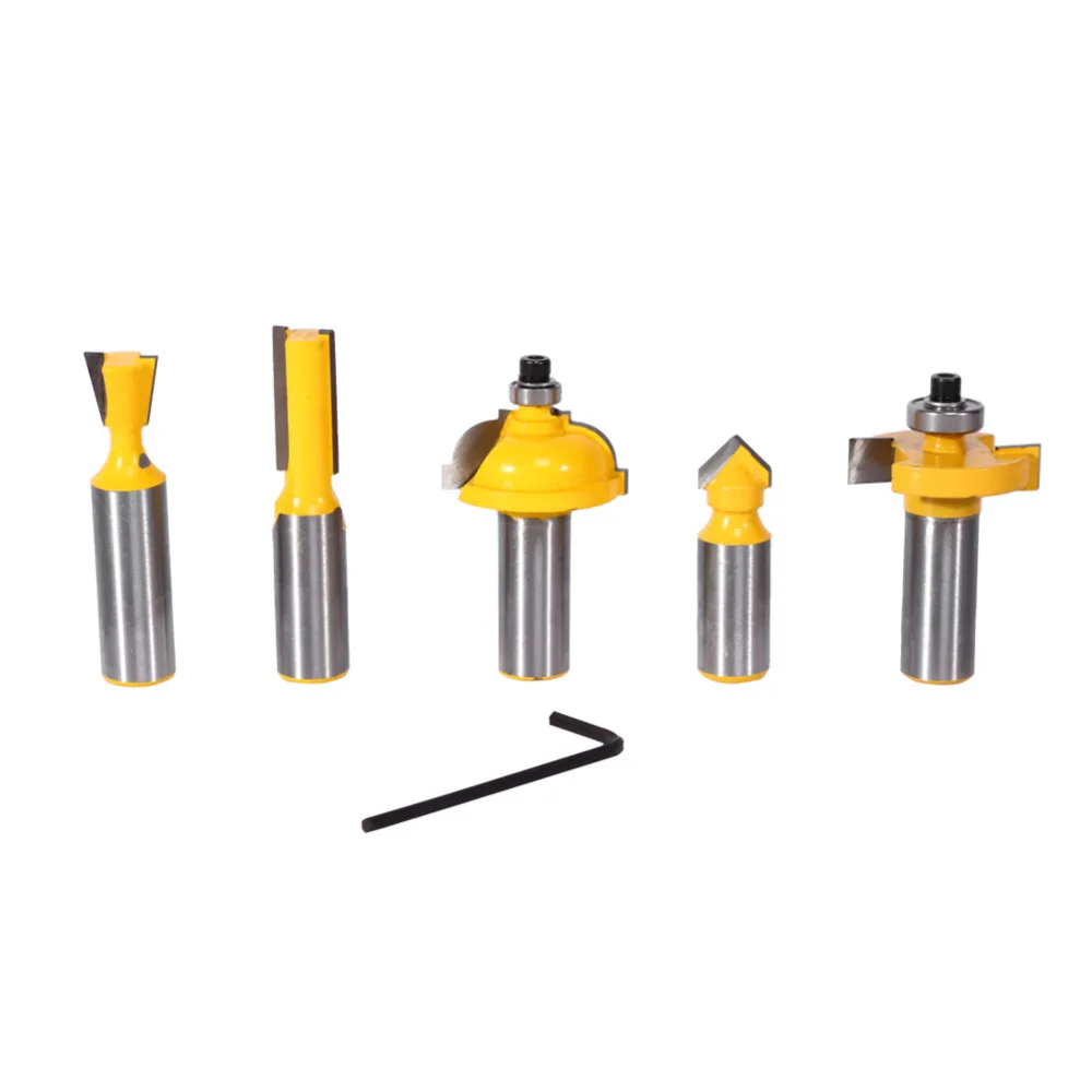 1 Набор 35 шт деревообрабатывающие фрезы 1/2 дюймов хвостовик фрезы Набор деревообрабатывающие резцы для фрезы деревообрабатывающие фрезы Набор бит