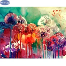 5d алмазная картина на заказ Цветочная Алмазная мозаика Одуванчик полная квадратная картина с алмазной вышивкой стразами искусство