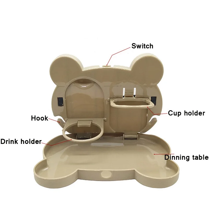 Child Car Seat Table Car Seat Tray Storage Kids Toy Food Water Holder Children Portable Table For Car Baby Food Desk ABS Child Car Seat Table Car Seat Tray Storage Kids Toy Food Water Holder Children Portable Table For Car Baby Food Desk ABS