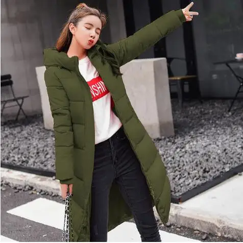 New autumn winter warm coat padded short female Slim thin jackets women's thick cotton jacket clothing - Цвет: 5