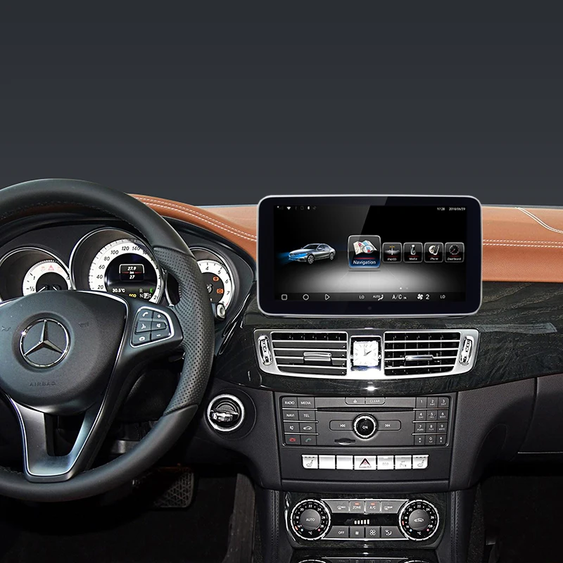 Perfect NVTECH Android Multimedia Navigation GPS BT For Mecerdes Benz CLASS CLS Radio Dashboard DVD Player 9.33" Original style 1