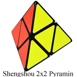 Shengshou 2x2 Pyramin-x кубик треугольной формы магический куб Sengso speed головоломка твист головоломка игрушки для детей Дети головоломка куб