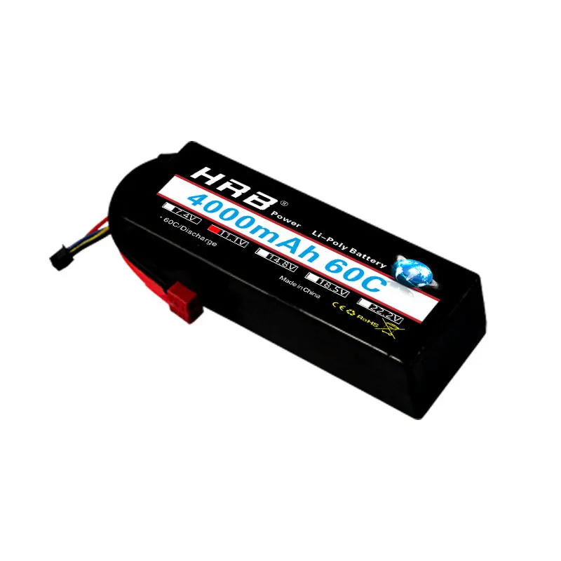 HRB 3S 11.1V 4000mah 60C Hardcase Lipo