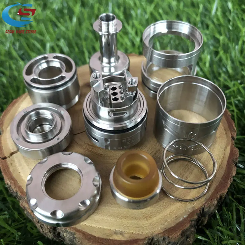 Горячее поступление Vapor Giant v6S 23 мм RTA 6 мл емкость 316ss Регулируемый нижний поток воздуха одна катушка распылитель VS Giant M5 MTL RTA