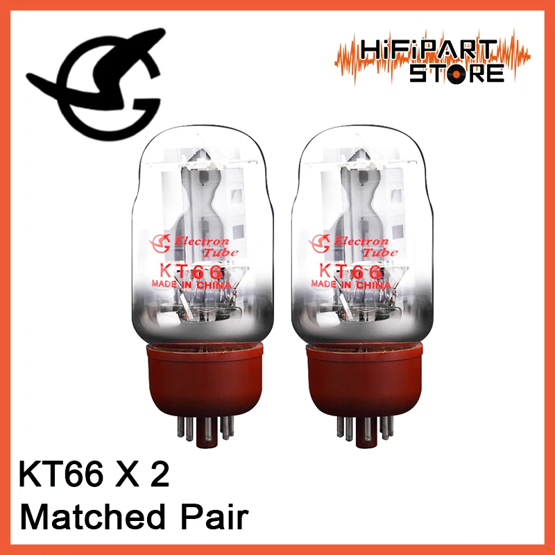 

2pcs Shuguang KT66 Valve Matched Pair Tube amplifier accessories Repalce TUNG-SOL GOLD LION KT66 KT66-Z