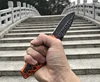 Very Sharp Folding Knife  Corrosion Pocket Knife Large Stiletto Tactical Hunting Knife Stainless steel engraving Handle ► Photo 2/5