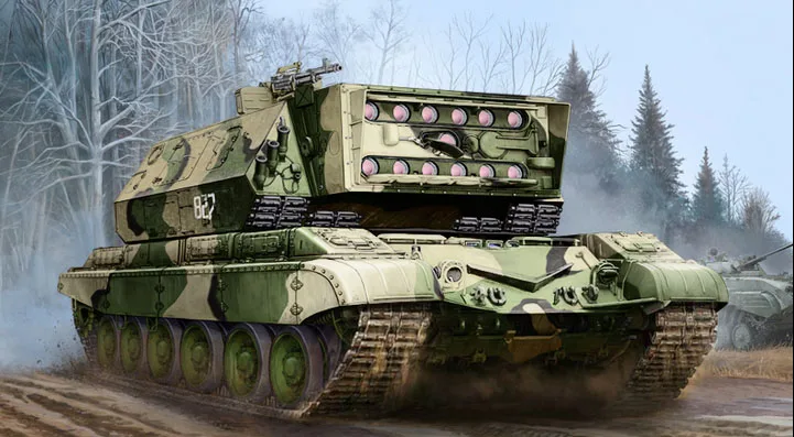 Трубач 05542 1/35 масштаб Русский 1K17 Szhatie пластиковая модель строительный комплект |