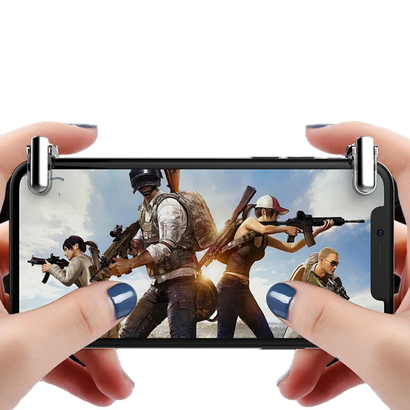 Gamepads For Mobile Phone Gaming Trigger for PUBG Gamepad Controller Fire Button Aim Key L1R1 Shooter Pubg Controller