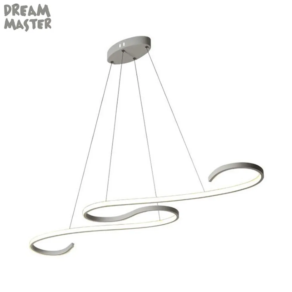 Nordic led подвесной светильник для кухни столовой белый черный светодиод кофейни