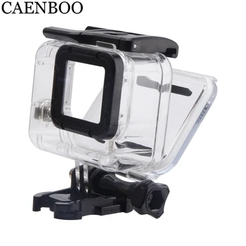 

CAENBOO Action Camera Underwater Waterproof Case Diving Protector Housing For Gopro Hero 6/5 Black 2018 Go Pro Hero5/Hero6 Mount