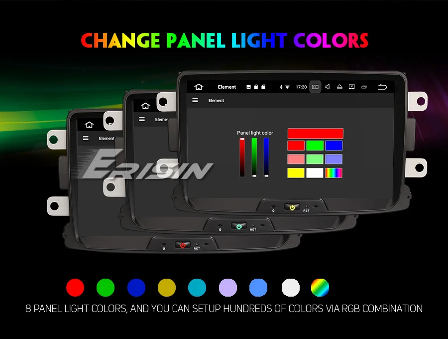 Excellent Erisin ES4829D 8 inch car radio android 9.0 2G RAM PX30 DAB OBD WIFI 3G for Renault Dacia Duster Logan Sandero Dokker Lodgy 13