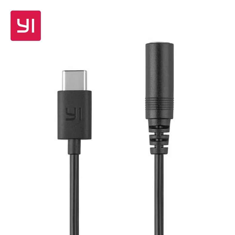 YI Type C to 3 5 MM External Microphone Convert Adapter Cable Apply to YI 4K