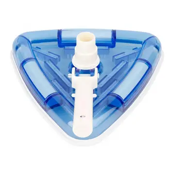 

11 Inch Portable Triangular Shape Swimming Pool Vacuum Brush Head Cleaning Tool for Pool Cleaner