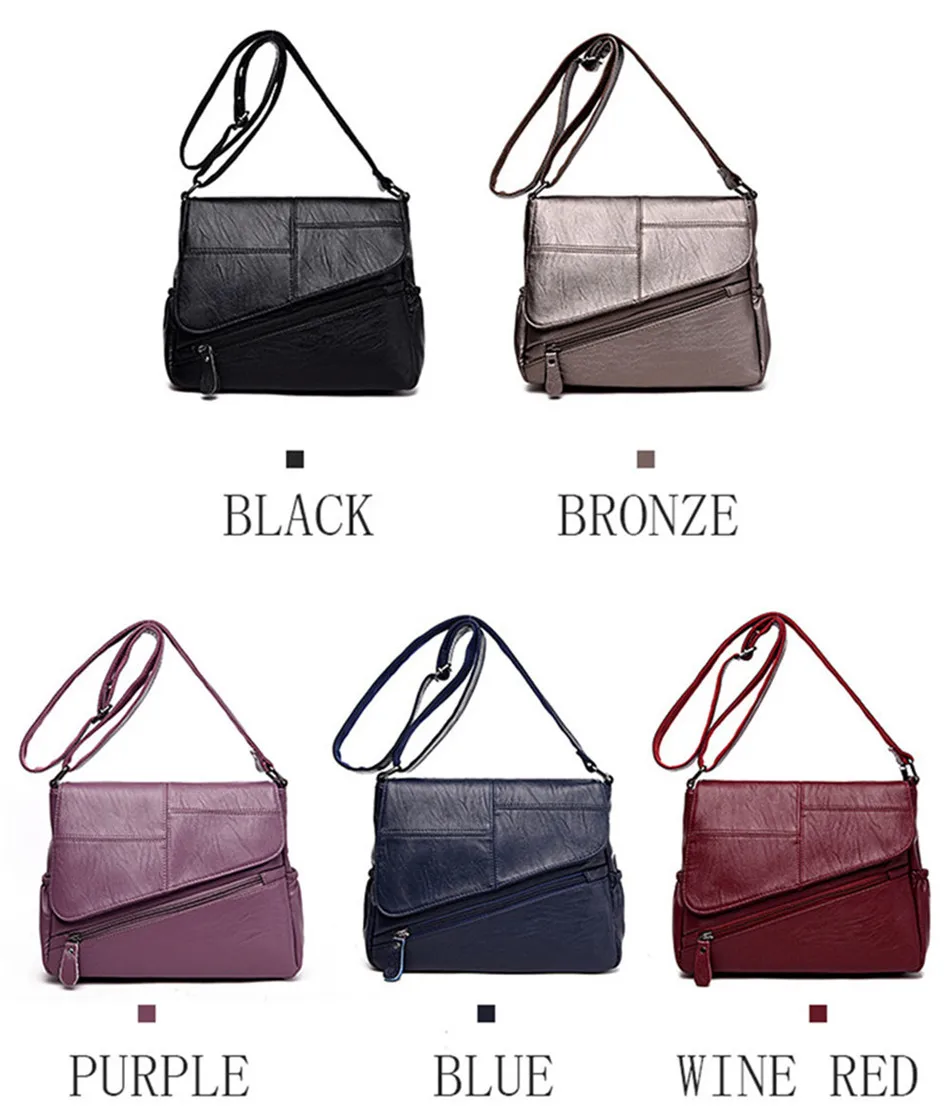 Сумки-мессенджеры для женщин Feminina Bolsa роскошные кожаные сумки женские сумки дизайнерские женские сумки через плечо