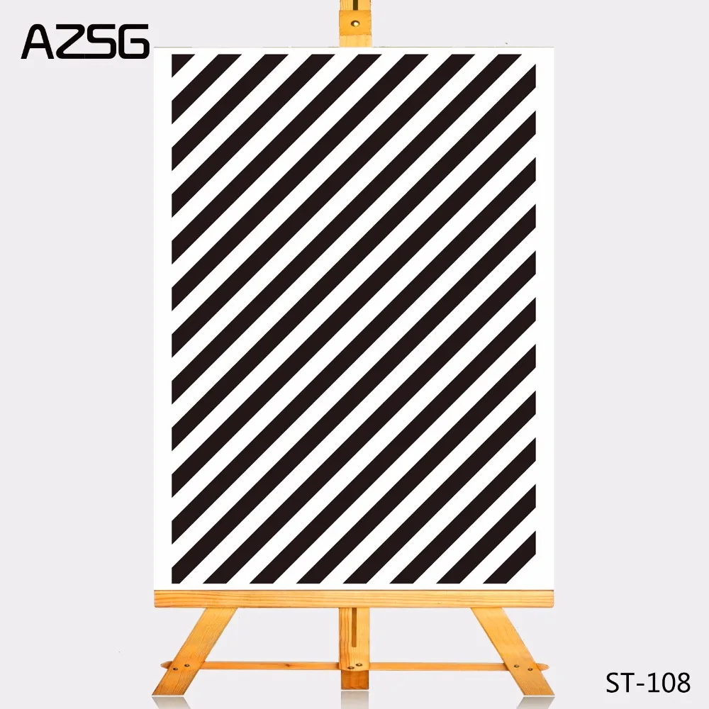 

AZSG Stripe Pattern Transparent Clear Silicone Stamp/Seal for DIY Scrapbooking/photo Album Decorative Clear Stamps Sheets