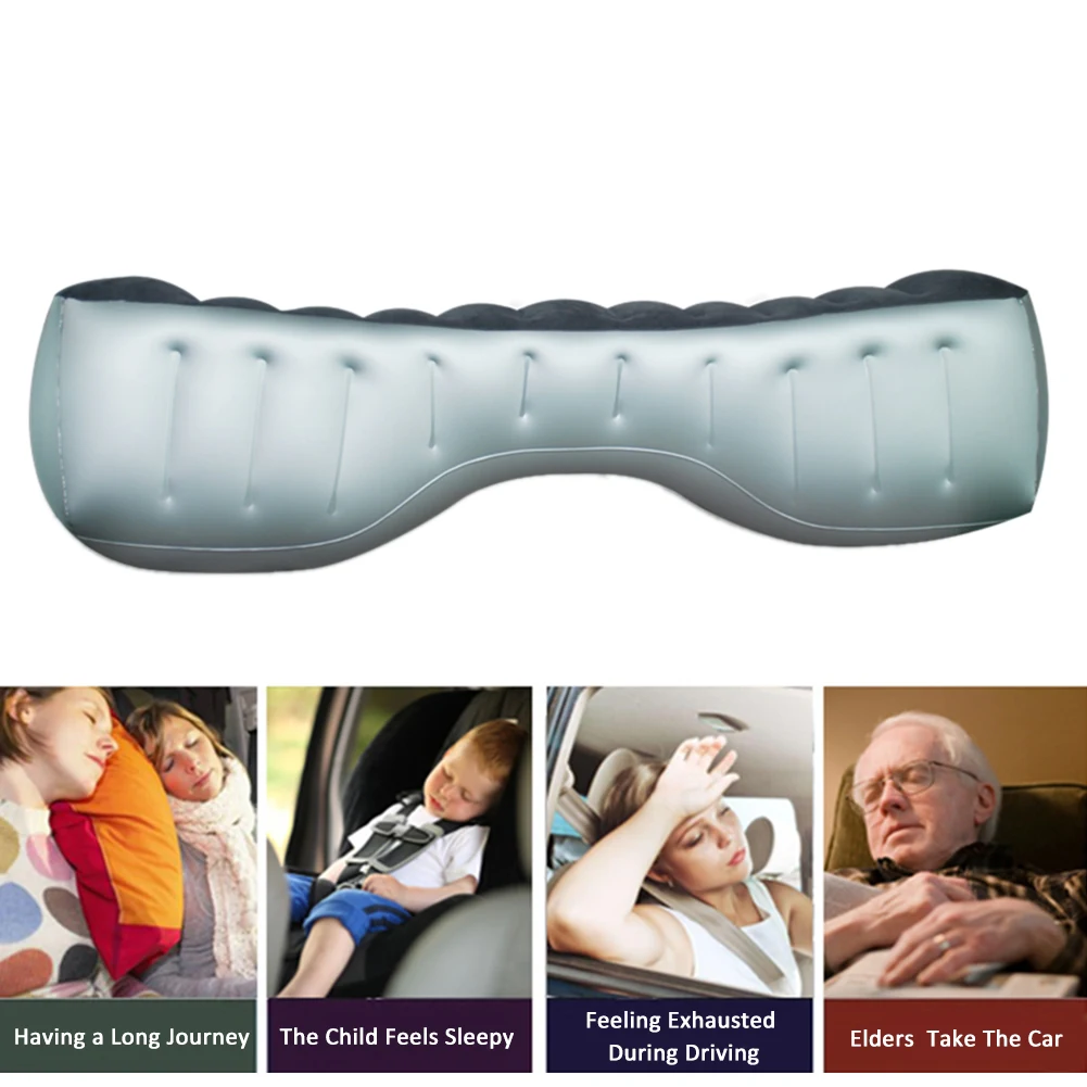 Автомобильный надувной матрас, Автомобильное универсальное заднее сиденье, подушка для ног, надувная кровать, самовождение, тур, автобус, кровать