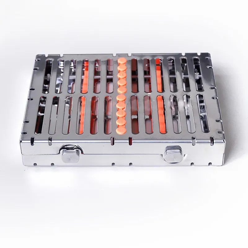 10Grid Dental Sterilization Cassette Rack Surgical Instruments Holder