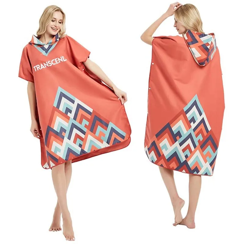 

Surf Poncho /Diving Bathrobe Hooded Towel Bath Towel Outdoor Beach Towel Sport Towel Quick-Dry Bathrobe