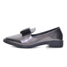 HEE GRAND/Новинка года; Туфли-оксфорды на платформе с бантом; женские броги с острым носком; женские повседневные лоферы; слипоны на плоской подошве; XWD5785