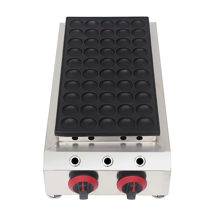 

LPG Gas 50pcs Stainless steel poffertjes grill machine/poffertjes machine/poffertjes maker machine+ batter dispenser