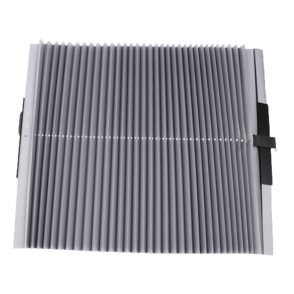 46*140cm Retractable Car Sun Insulation Curtain Length Adjustable UV Protection Rolling Cover Auto Retractable Visor Cover