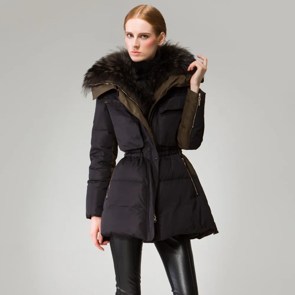 fur lined hooded faux fur lined coats women ladies jacket coats for ...