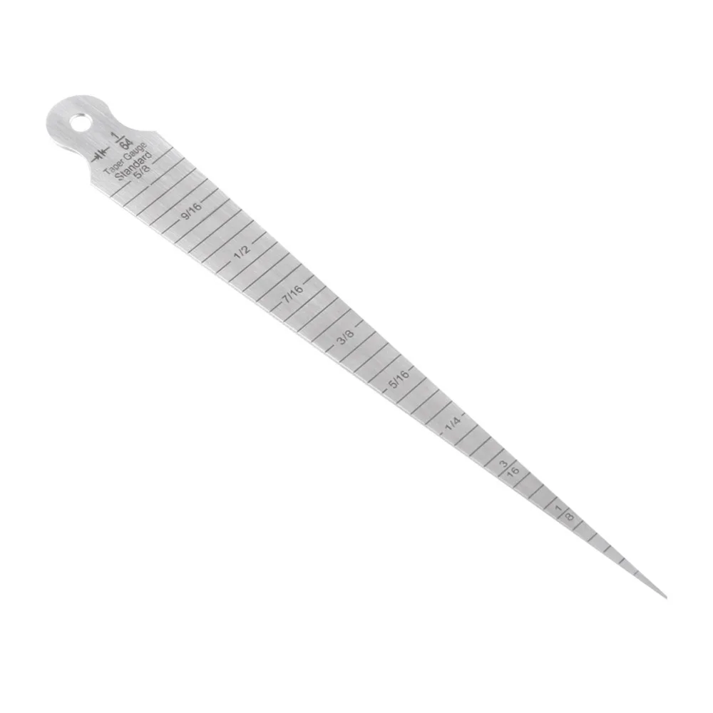 1 шт. 1-15 мм конусная линейка шкала диафрагмы клинообразный щуп отверстие метрический/Императорский измерительный инструмент для сверла отверстие зазор конус