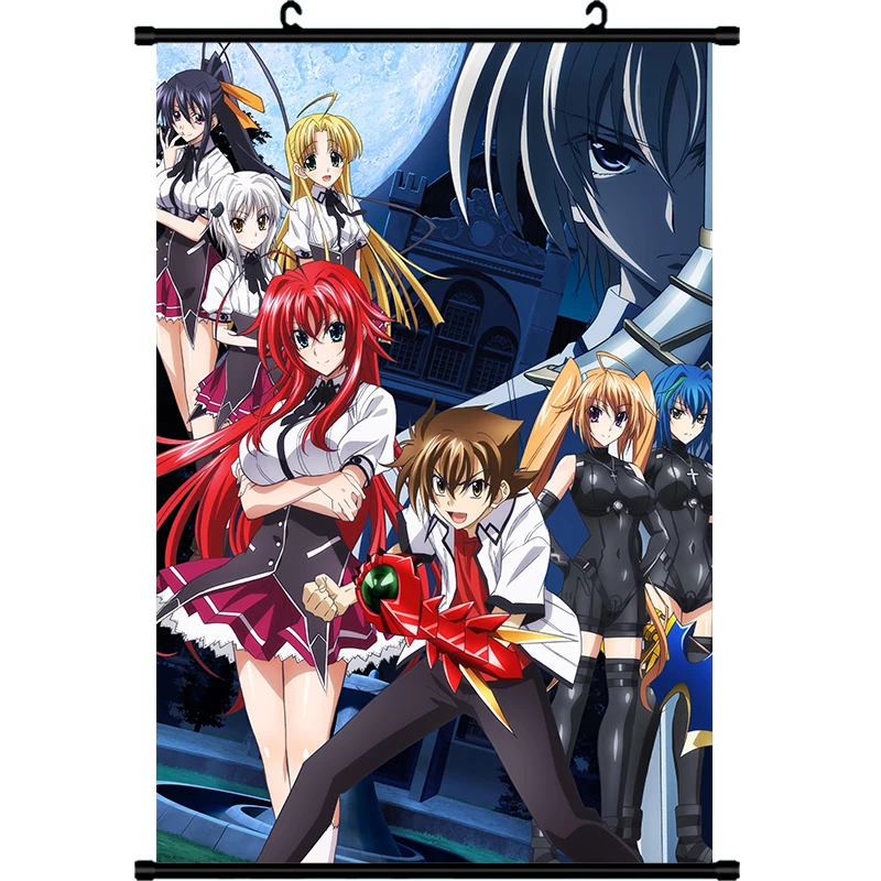 Аниме старшая школа DxD Himejima Akeno & Toujou Koneko Irina Shidou Rias Gremory домашний Декор настенный