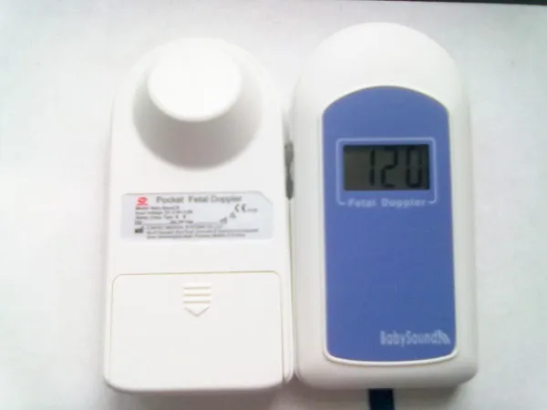 Billig CONTEC Fetalen Herzfrequenz Doppler Baby Sound B Ultraschall Doppler LCD Freies GeL ROSA