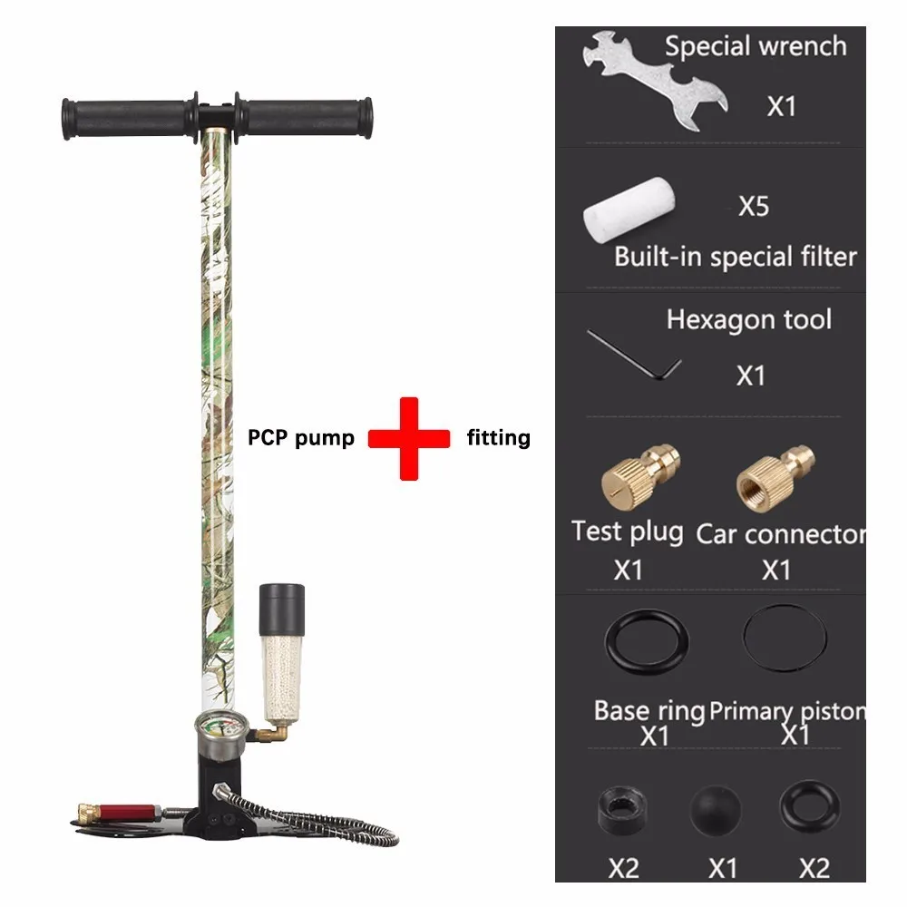 Воздушный сухой фильтр на входе) 300 бар 30 мпа 4500psi высокое давление 3 этап Pcp автомобильный ручной воздушный насос охотничий Pcp винтовочный насос - Напряжение: Camouflage