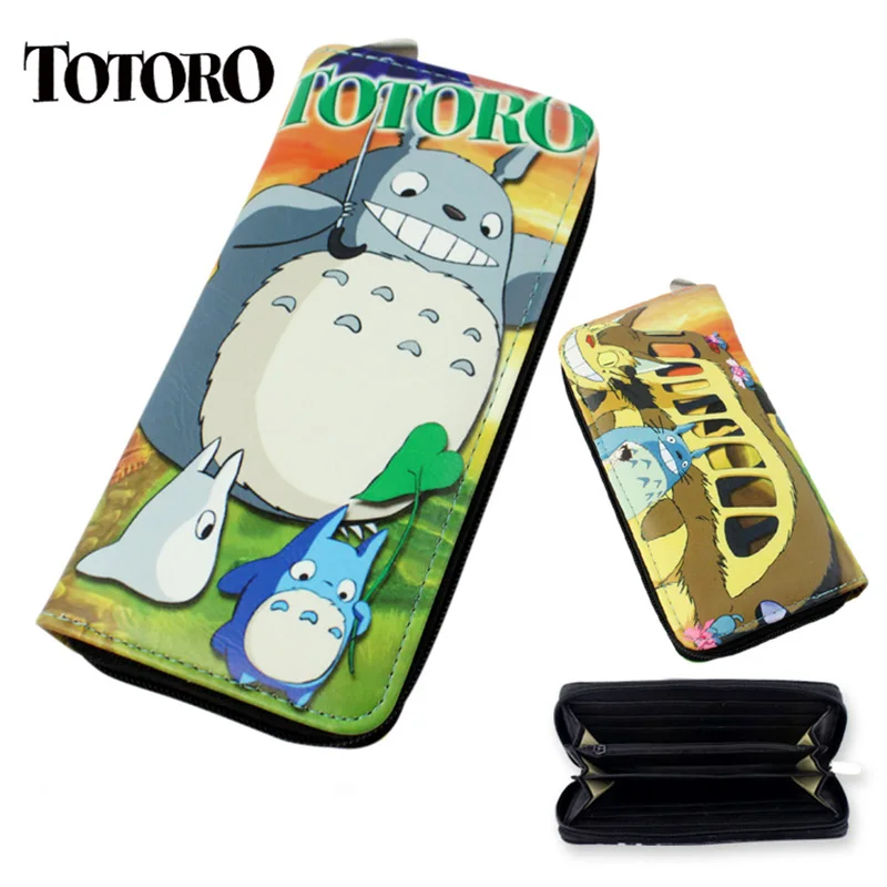 19.5cm My Neighbor Totoro Wallet Toy Purse Zipper Long Wallets Figure