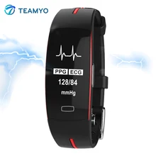 Teamyo P3 Samrt Smart bracelet montres la pression artérielle moniteur de fréquence Cardiaque Fitness bracelet montre Intelligente Activité tracker GPS