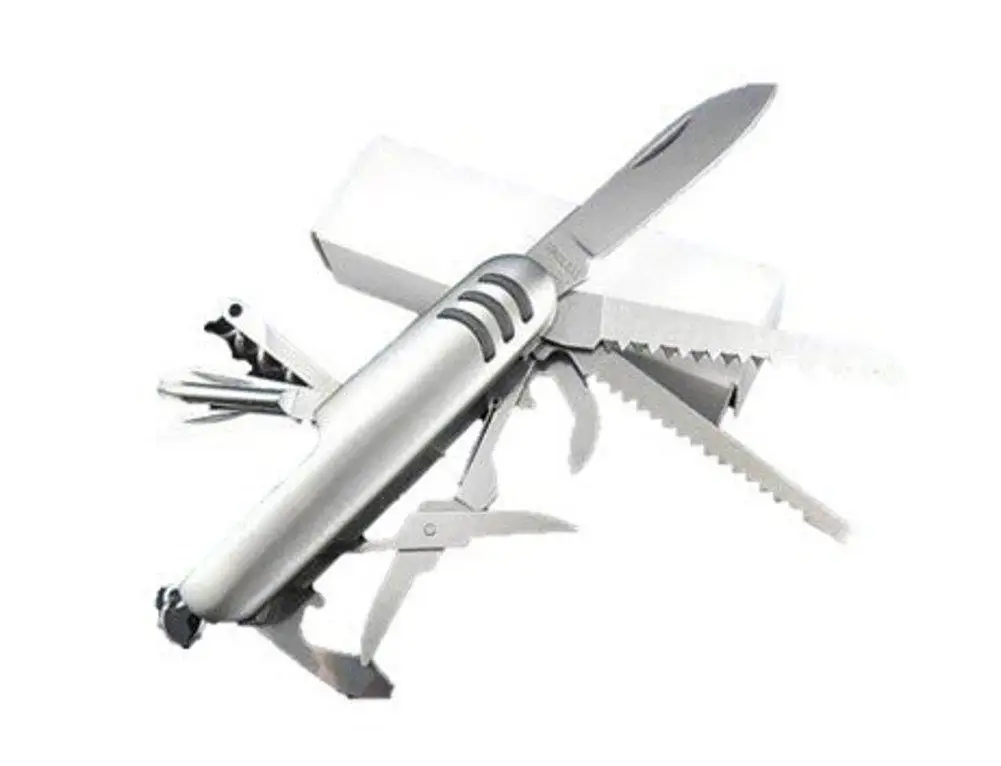 

Mounchain Multi Function 11 Features Stainless Steel Pocket Tools Chest Knife