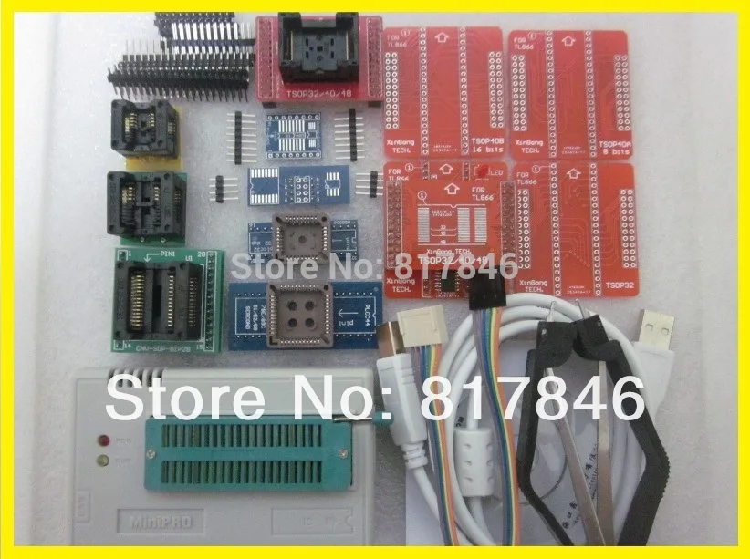 V9.00 TL866II PLus Универсальный USB Bios программист ICSP FLASH \ EEPROM MCU 1 8 V nand flash 24 93 25 лучше чем