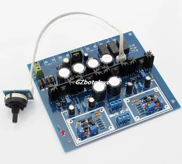 HIFI JC-2 Preamplifier Board With 3 Ways Input Switch Preamp Board ZTX550 ZTX450 K364 J104 IRF610 IRF9610