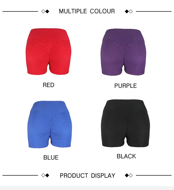 Sexy Geometric Pattern Women Yoga Shorts Gym Fitness Push Up Clothing Elastic Breathable Sports Wear Fitness Short Pants S-XL