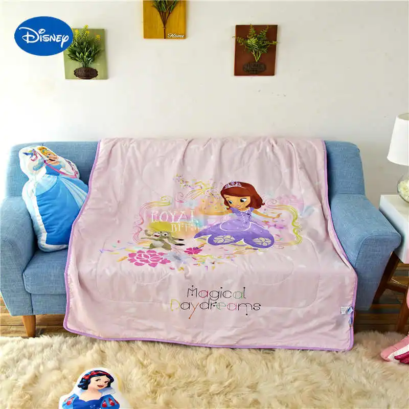 Rabbit Sofia Summer Quilts Comforters Disney Pattern Bedding Cotton Fabric Wowen 120*150cm Baby Crib Girls Cot Bed Decor Pink Rabbit Sofia Summer Quilts Comforters Disney Pattern Bedding Cotton Fabric Wowen 120*150cm Baby Crib Girls Cot Bed Decor Pink