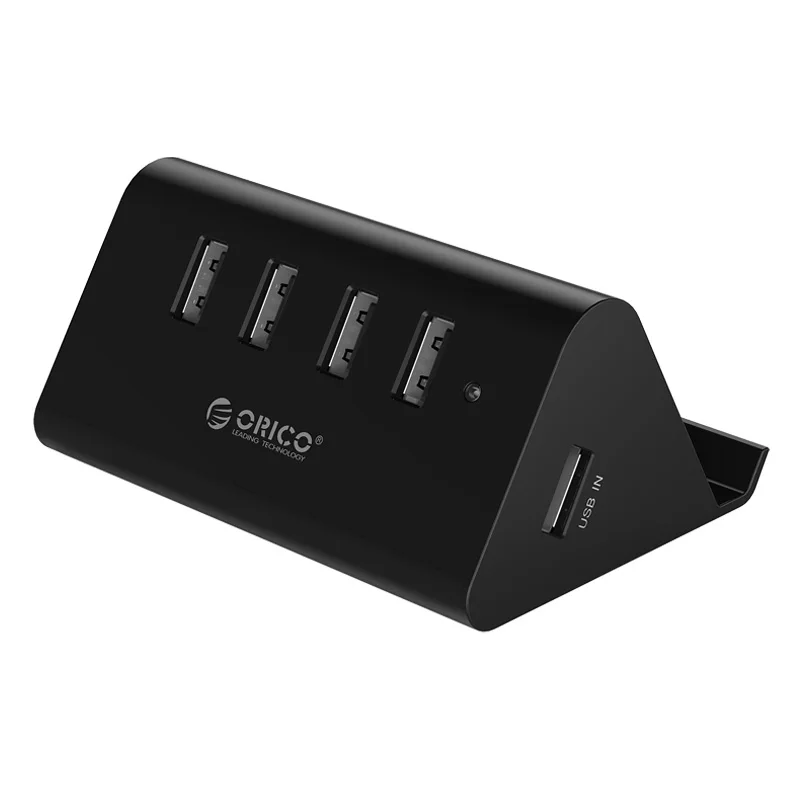 ORICO usb-хаб высокоскоростной мини 4 порта USB 2,0 портативный OTG концентратор разветвитель с держателем для телефона для samsung iPhone ноутбука Macbook